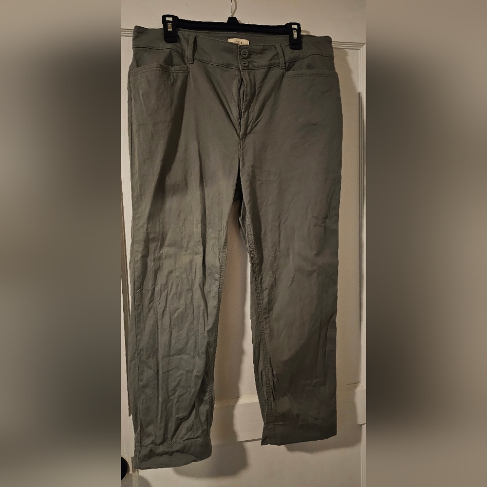Loft Straight Crop Pant